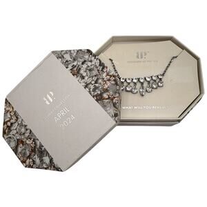 Bomb Party April 2024 Birthday Necklace A Delicate Moment RBP7435 Diamond CZ